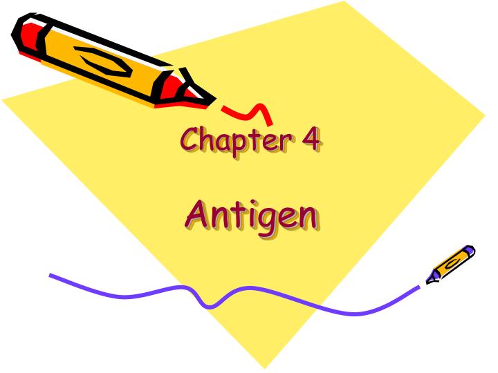 chapter 4 antigen