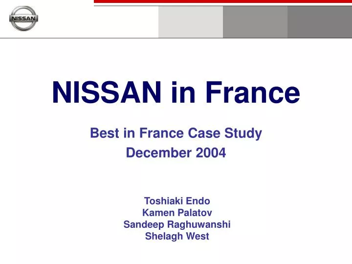 nissan in france