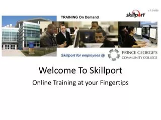 Welcome To Skillport