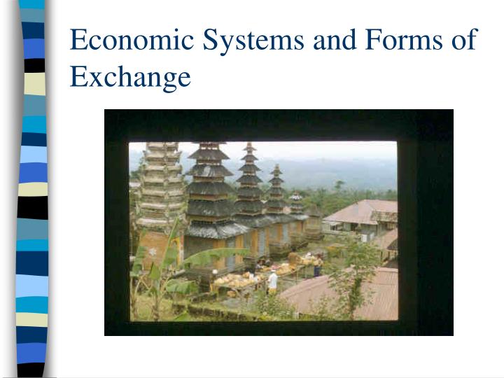economic systems and forms of exchange