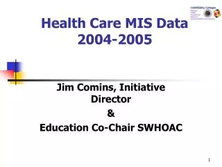 Health Care MIS Data 2004-2005