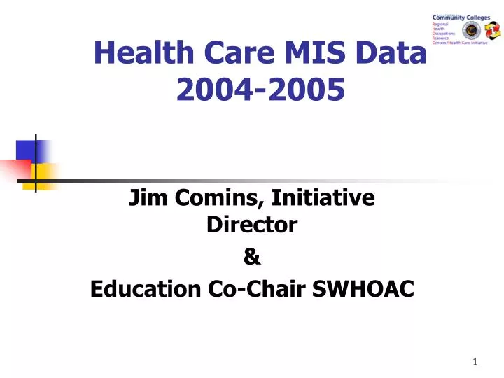 health care mis data 2004 2005