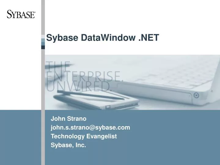 sybase datawindow net
