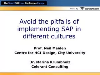 Avoid the pitfalls of implementing SAP in different cultures