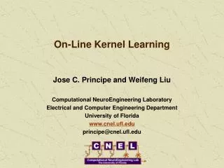 On-Line Kernel Learning