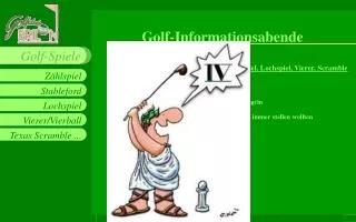 golf informationsabende
