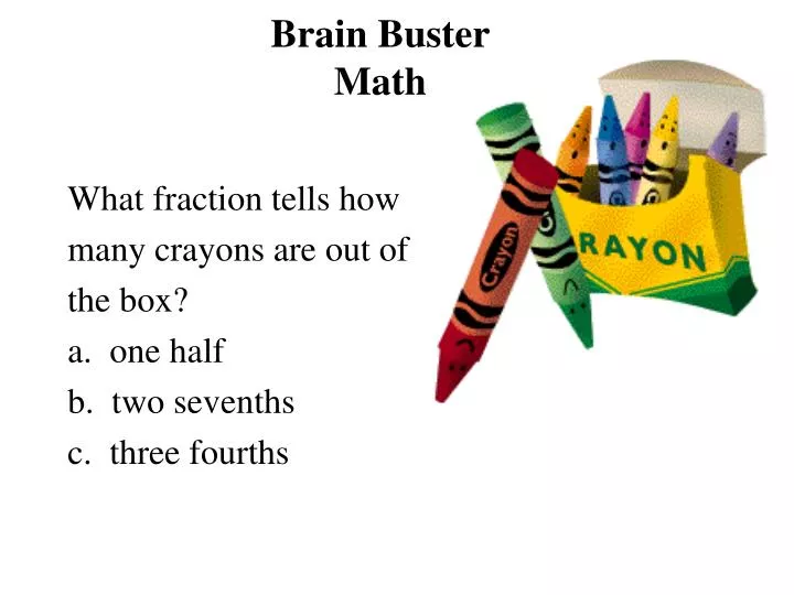 brain buster math