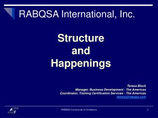 RABQSA International, Inc.