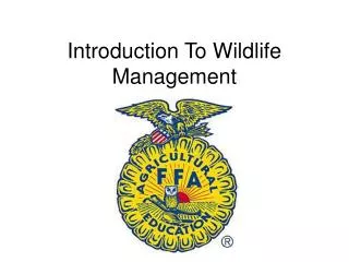 Introduction To Wildlife Management