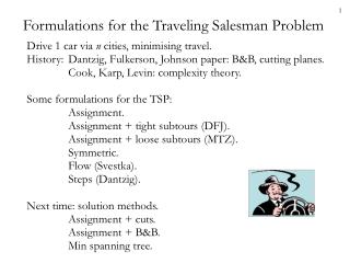 Formulations for the Traveling Salesman Problem