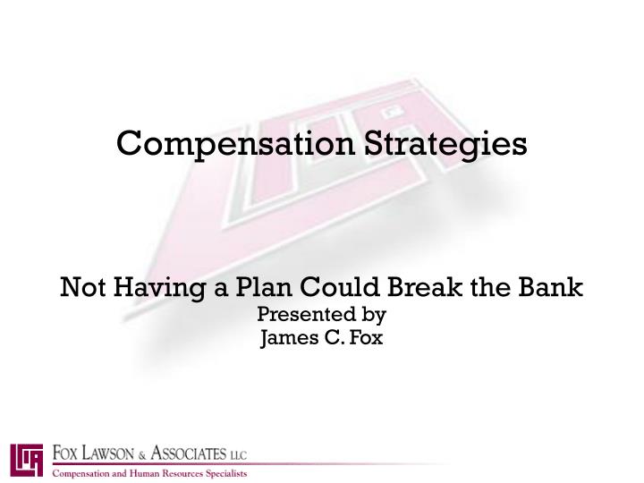 compensation strategies
