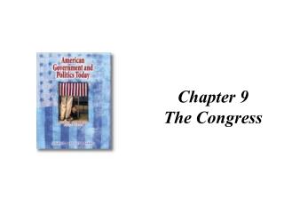 Chapter 9 The Congress