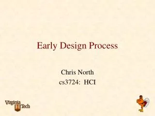 Early Design Process