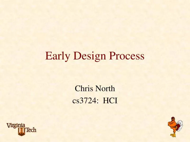 early design process