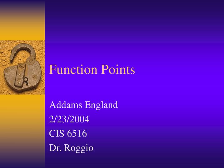 function points