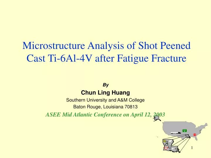 microstructure analysis of shot peened cast ti 6al 4v after fatigue fracture