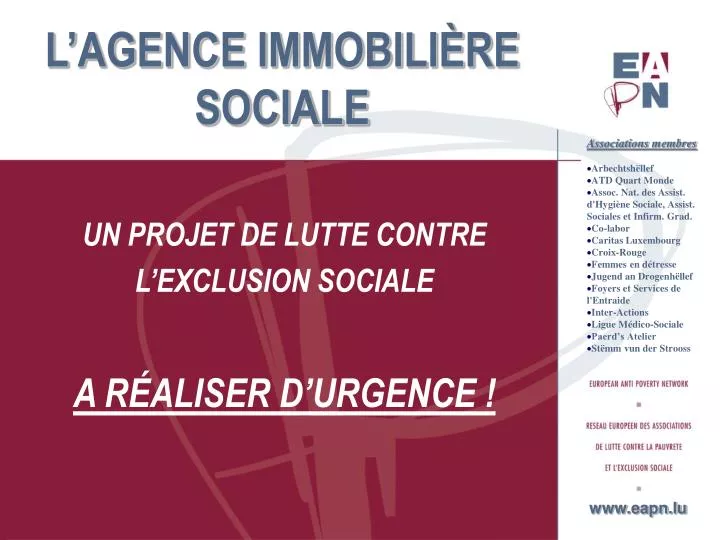 l agence immobili re sociale