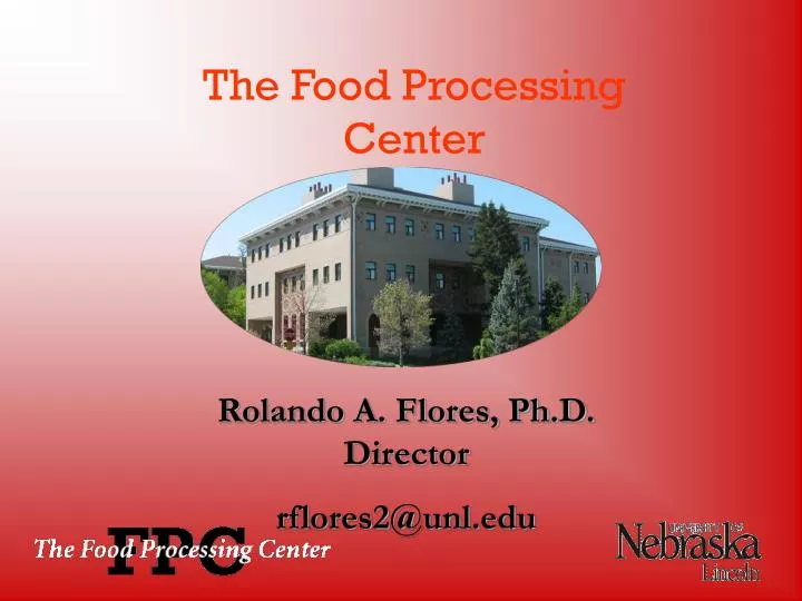 the food processing center