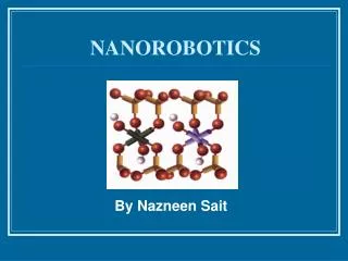 NANOROBOTICS