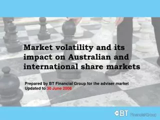 Market volatility and its impact on Australian and international share markets