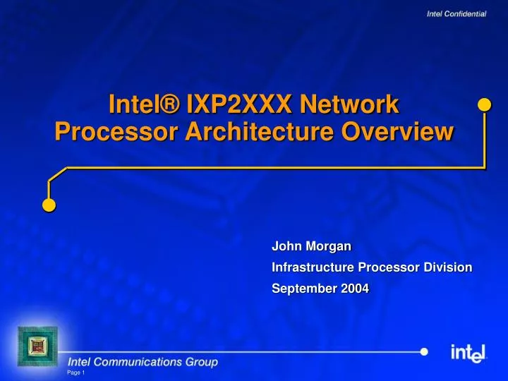 intel ixp2xxx network processor architecture overview