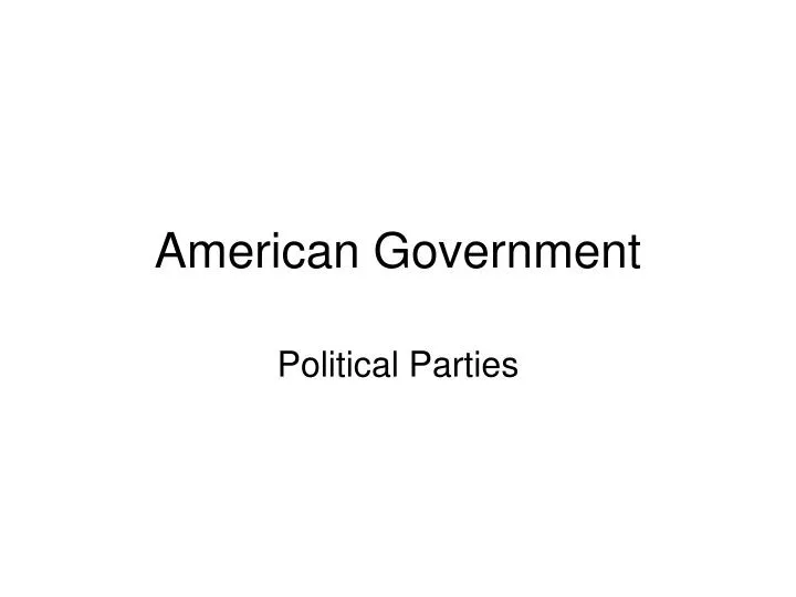 american government