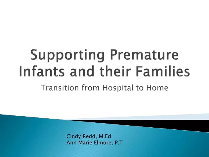 supporting premature infants and their families