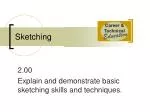 Sketching - slide 1