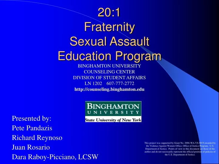 20 1 fraternity sexual assault education program