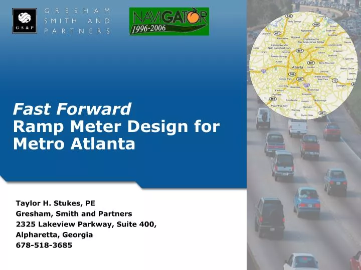 fast forward ramp meter design for metro atlanta