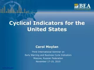 Cyclical Indicators for the United States
