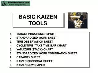 BASIC KAIZEN TOOLS