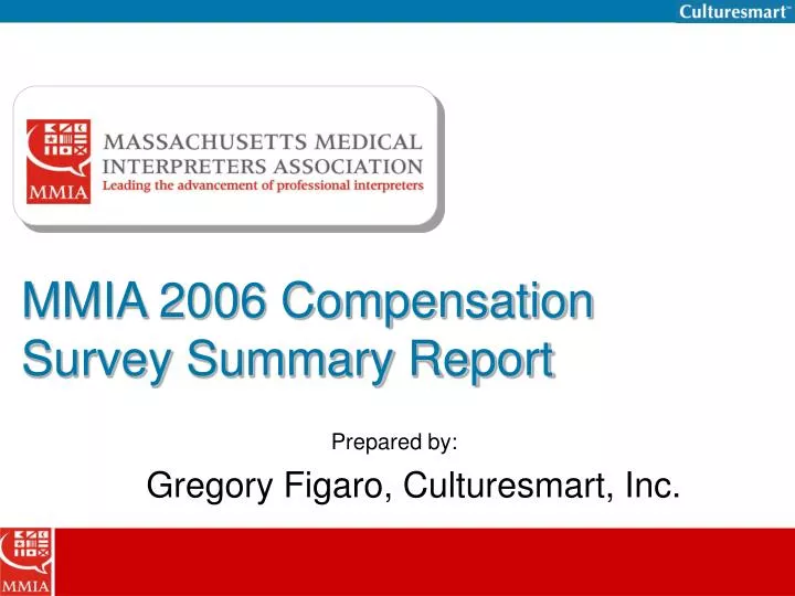 mmia 2006 compensation survey summary report
