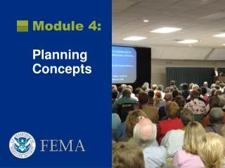 Module 4: Planning Concepts