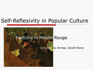 Self-Reflexivity in Popular Culture