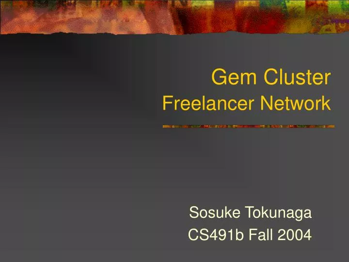 gem cluster freelancer network