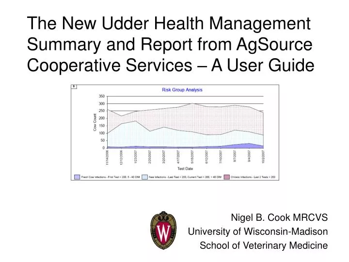 the new udder health management summary and report from agsource cooperative services a user guide