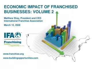ECONOMIC IMPACT OF FRANCHISED BUSINESSES: VOLUME 2