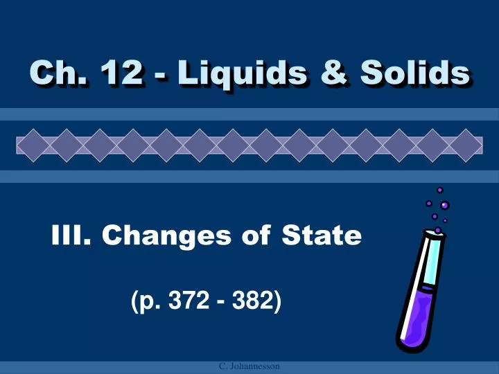ch 12 liquids solids