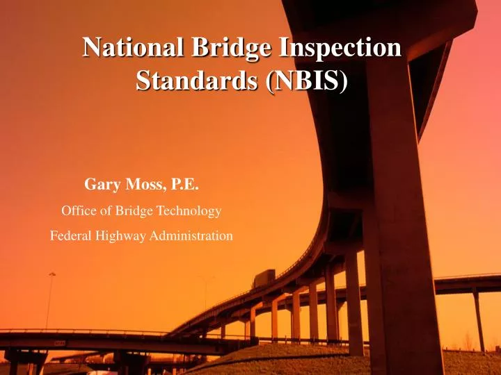 national bridge inspection standards nbis