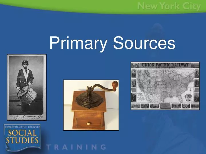 primary sources