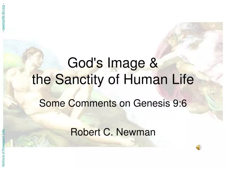 god s image the sanctity of human life