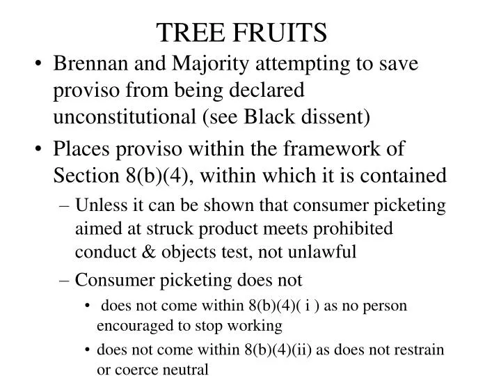 tree fruits