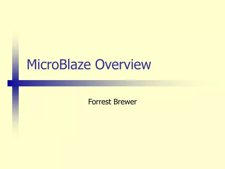 microblaze overview