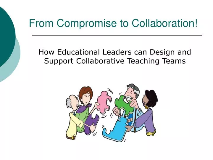 from compromise to collaboration