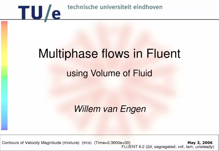 using volume of fluid