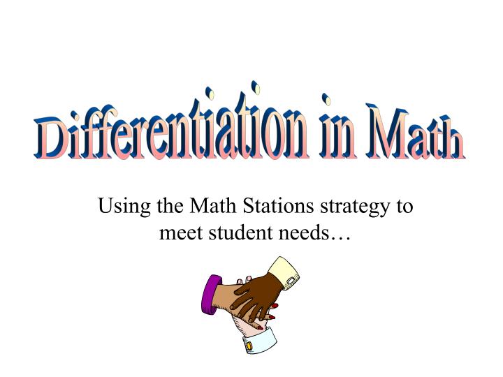 using the math stations strategy to meet student needs