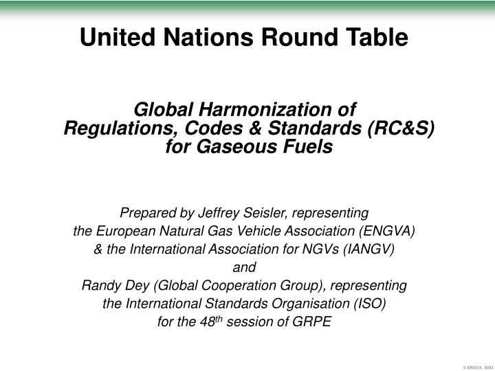 united nations round table