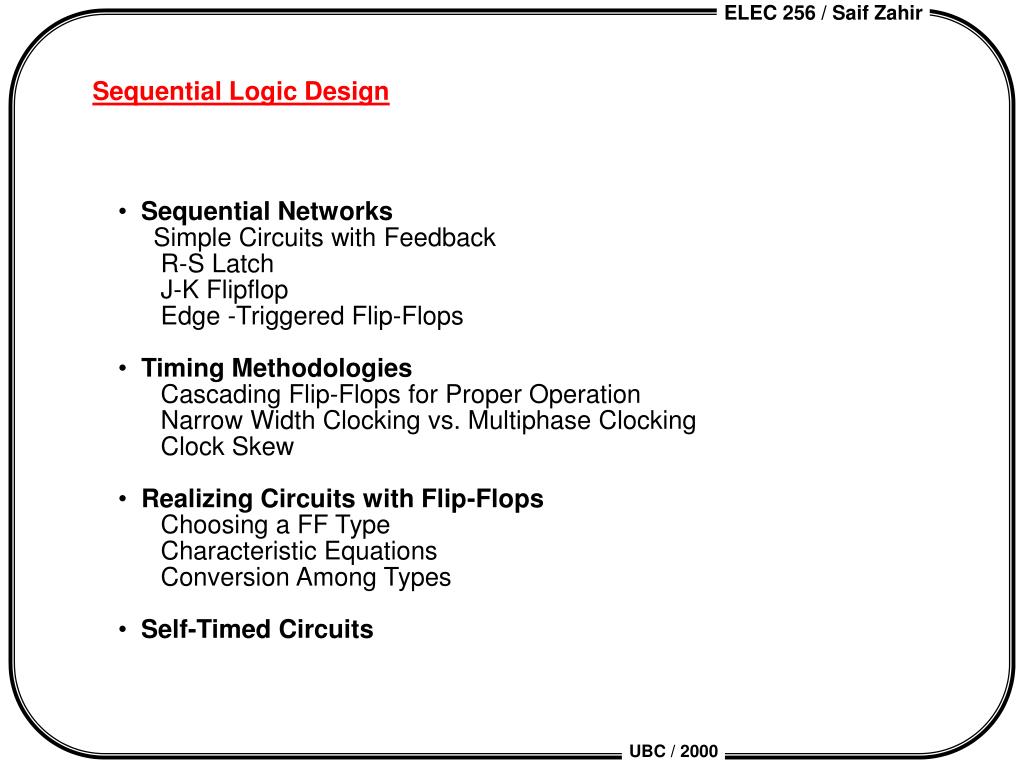 PPT - Sequential Logic Design PowerPoint Presentation, free download ...