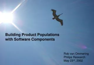 Building Product Populations with Software Components